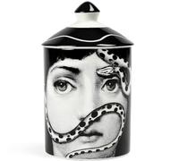 Portavelas Italiano Hecho a Mano, jarrón de Arte Moderno con diseño de Cara Femenina, Tarro de aromaterapia, Elegante Centro de Mesa para decoración de Mesa para el hogar u Oficina