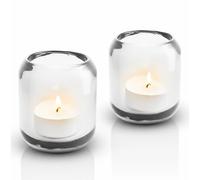 Portavelas para velas de té ACORN, juego de 2 piezas, cristal transparente, Eva Solo