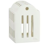 Portavelas para velas de té URBANIA SMITHY, casita, blanco, Kähler