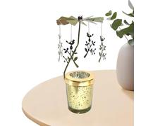 Portavelas, Soporte Giratorio para Velas de té, carrusel para decoración de Fiestas, Bodas, aparadores