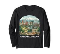 Portland, Oregón, Souvenir Skyline, Casco Antiguo de Portland Manga Larga