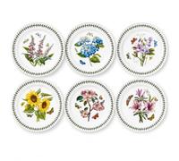 Portmeirion Botanic Garden - Juego de platos (6 unidades, 25 cm), diseño de flores
