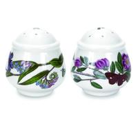 Portmeirion Botanic Garden - Juego de salero y pimentero de forma clásica, juego de salero y pimentero, varios motivos florales, fabricado en Inglaterra con loza fina, apta para lavavajillas