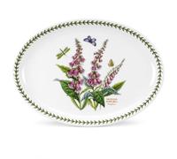 Portmeirion - Colección Botanic Garden - Plato ovalado - 13 pulgadas - Foxglove (multicolor, 13")