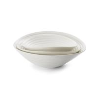 Portmeirion Home & Gifts Heals Sophie Conran Juego de 3 Ensaladeras (Blanco, 11 x 33 x 11 cm)