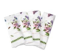 Portmeirion Home & Gifts Juego de 4 servilletas de algodón, multicolor, 45 x 45 x 1 cm
