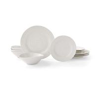 Portmeirion Home & Gifts Sophie Conran Vajilla, Porcelana, (Blanco, 27,9 x 27,9 x 2,5 cm)