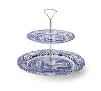 Spode Plato para tarta Blue Italian 2 pisos