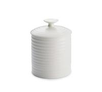 Portmeirion Home & Gifts Tarro de Almacenamiento, Porcelana, Blanco, 10.8 x 10.8 x 14.6 cm
