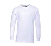 Portwest Camiseta térmica B123 – Aislante de manga larga Blanco XX-Grande