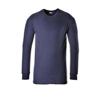Portwest Camiseta térmica B123 aislante de manga larga Marino mediano