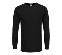 Portwest Camiseta térmica B123 Aislante, manga larga, negro, grande