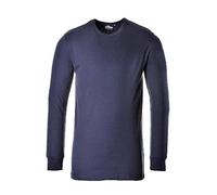Portwest Camiseta térmica B123 aislante de manga larga Marino X-Pequeño