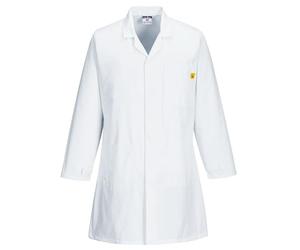 Portwest Bata Esd Antiestática, Tamaño: XXXL, Color: Blanco, AS10WHRXXXL