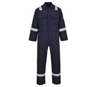 Portwest BIZ5 Mono Reflectante Resistente Al Fuego Para Hombres Bizweld Iona FR Azul Marino, 5XL