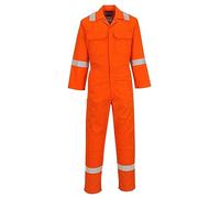 Portwest BIZ5 Mono Reflectante Resistente Al Fuego Para Hombres Bizweld Iona FR Naranja, 5XL
