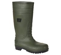 Portwest Bota Wellington Total Safety S5 Verde Talla 43 FW95GNR43