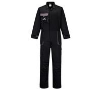 Portwest Buzo bicolor Texo Contrast – Negro Talla L TX15BKRL