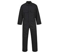 Portwest Buzo Ignífugo Bizweld, Tamaño: XXXL, Color: Negro Altos, BIZ1BKTXXXL
