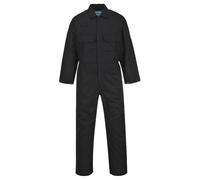 Portwest Buzo Ignífugo Bizweld, Tamaño: XXXL, Color: Negro, BIZ1BKRXXXL