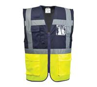 Portwest Chaleco Paris Executive Amarillo/Marino Talla M C276YNRM