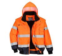 Portwest Cazadora Contrast de alta visibilidad Naranja/Marino Talla XXL C465ONRXXL
