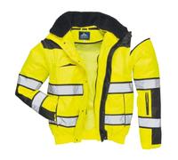 Portwest Cazadora Classic de alta visibilidad Amarillo/Negro 4XL C466YBR4XL