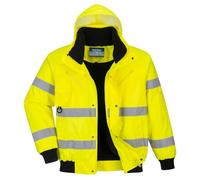 Portwest Cazadora 3 en 1 C467YERL Alta visibilidad Amarillo Talla L