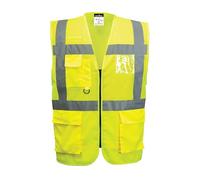 Portwest Chaleco de malla Executive Madrid Amarillo Tamaño S C496YERS