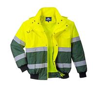 Portwest C565 Cazadora Impermeable Con cremallera Reflectante 10 bolsillos