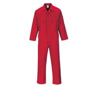 Portwest Mono Liverpool Con Cremallera, Tamaño: M, Color: Rojo, C813RERM