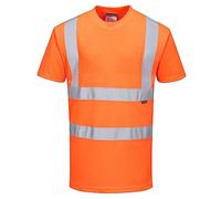 Portwest Camiseta De Alta Visibilidad Ris, Tamaño: XS, Color: Naranja, RT23ORRXS