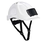 Portwest Casco Endurance con porta distintivo Blanco PB55WHR