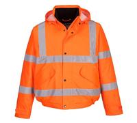 Portwest Cazadora De Alta Visibilidad, Tamaño: L, Color: Naranja, S463ORRL