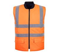 Portwest US469 Chaleco reversible para Hombre Poliéster Alta Visibilidad