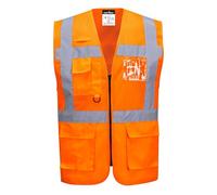 Portwest Chaleco de malla Executive Madrid Talla L Naranja C496ORRL