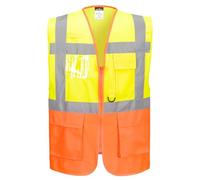 Portwest S376 Chaleco Executive Prague Dos Bolsillos de Parche Inferiores
