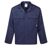 Portwest Chaqueta Mayo, Cuatro Bolsillos, Tamaño: M, Color: Marino, C859NARM
