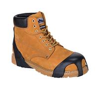 Portwest Cubre-Suelas, Anti-Resbalón, Tamaño: L, Color: Negro, FC94BKRL