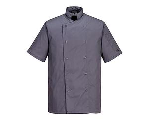 Portwest Cumbria Chefs Chef, Color: Gris Pizarra, Talla: S, C733BKRXS