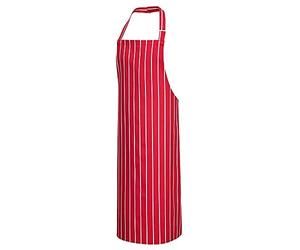 Portwest Delantal De Carnicero, Color: Rojo/Blanco, S839RWR