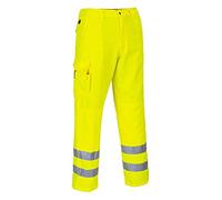 Portwest E046 Pantalón Combat Dos Bolsillos Traseros de Parche Reflectante