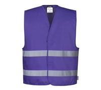 Portwest F474 Iona 2 Band Chaleco, morado, L-XL