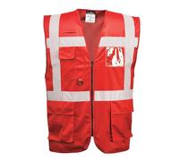 Portwest Chaleco Iona Executive – Rojo Talla XL (F476RERXL)