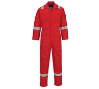 Portwest Mono FR28RERS ligero ignífugo y antiestático 280G Rojo Talla S