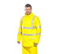 Portwest FR41 Chubasquero Alta Visibilidad Sealtex 2 Bolsillos Cortavientos