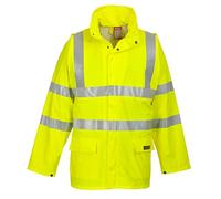 Portwest FR41 Chubasquero Alta Visibilidad Sealtex 2 Bolsillos Cortavientos