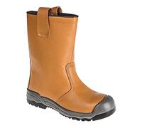 Portwest Bota Steelite Rigger S1P Ci (Con Puntera Anti-Arañazos), Tamaño: 46, Color: Canela, FW13TAR46
