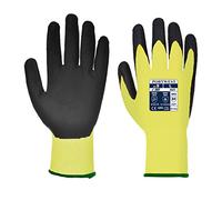 Portwest Guante Anti-Corte, Con Pu, Vis-Tex, Tamaño: XL, Color: Amarillo/Negro, A625Y8RXL