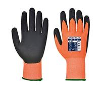 Portwest Guante anticorte Vis-Tex con PU Naranja/Negro Talla XL A625O8RXL